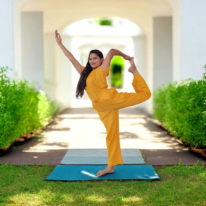women’s surya yellow khadi cotton co ord set | breathable natural cotton top & bottom set for women