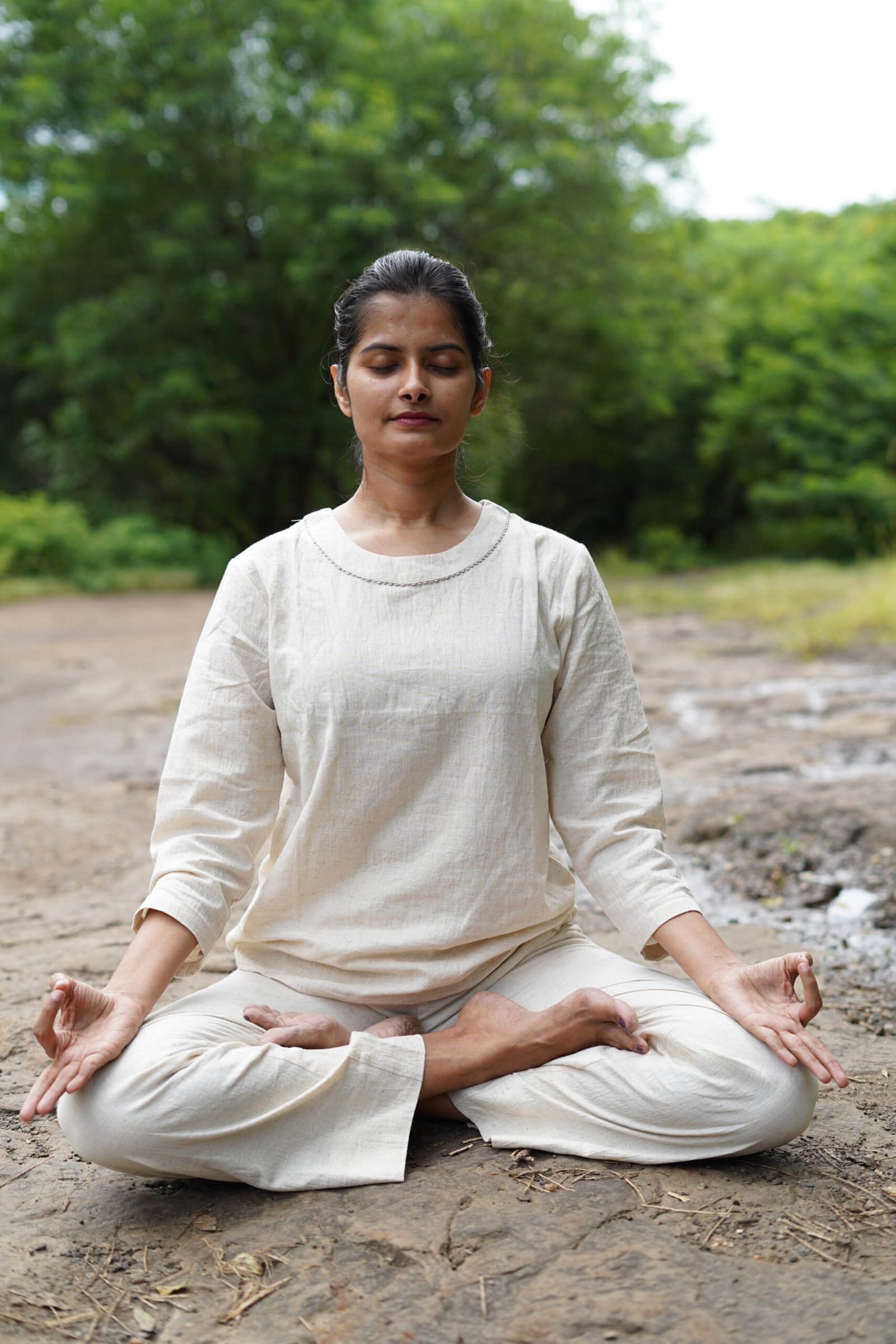 women’s 3/4 sleeve princess neck khadi cotton top 🌿 women’s 3/4 sleeve princess neck khadi cotton top 🌿