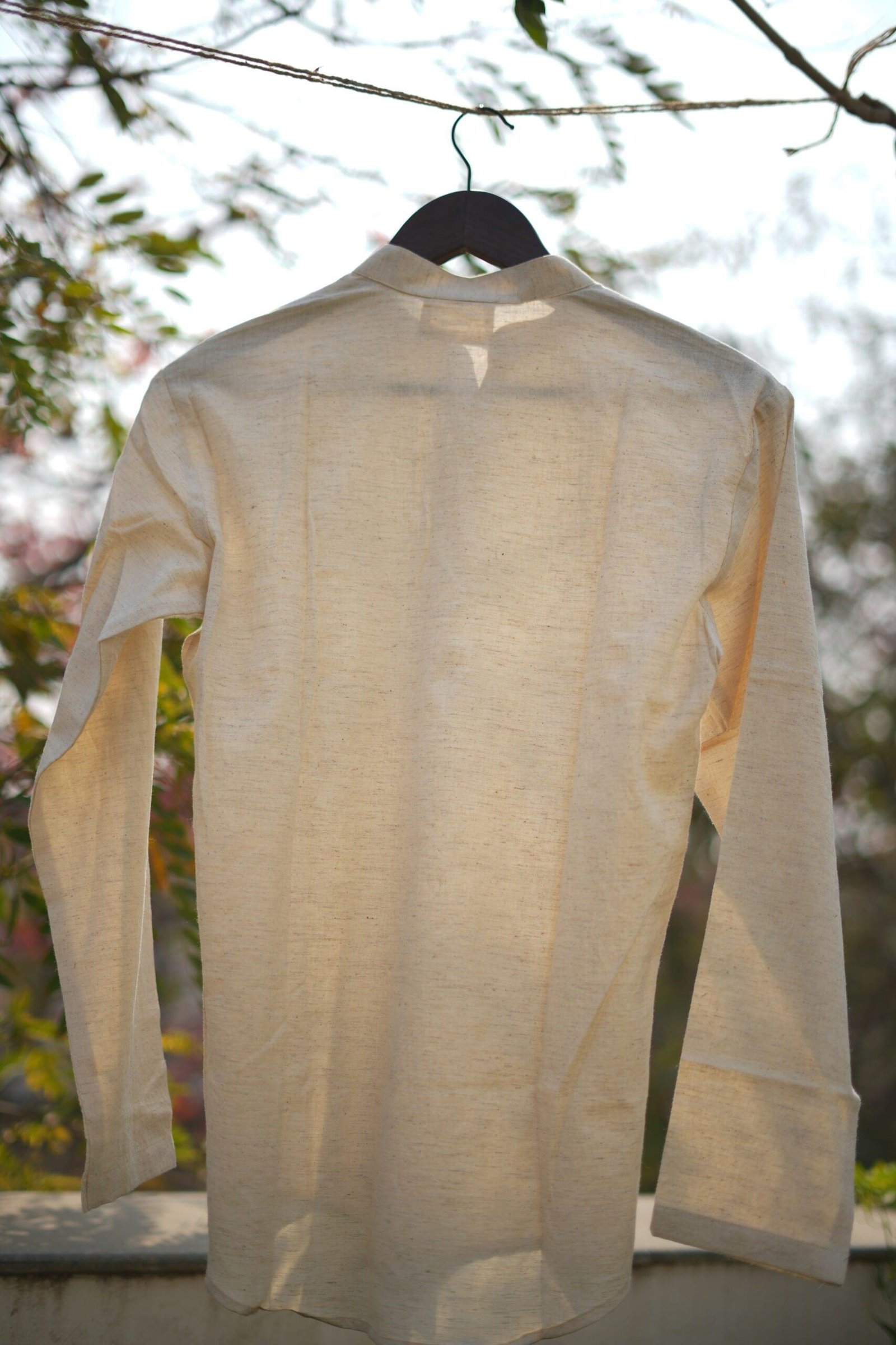 men’s khadi cotton kurta pajama set | breathable natural cotton ethnic wear for men