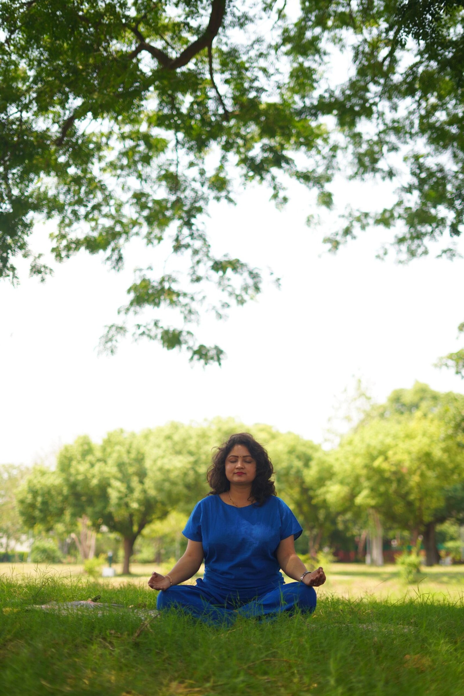 Women’s Amber Khadi Cotton Co-Ord Set | Breathable Natural Cotton Blue Top & Bottom Set for Women - Image 7