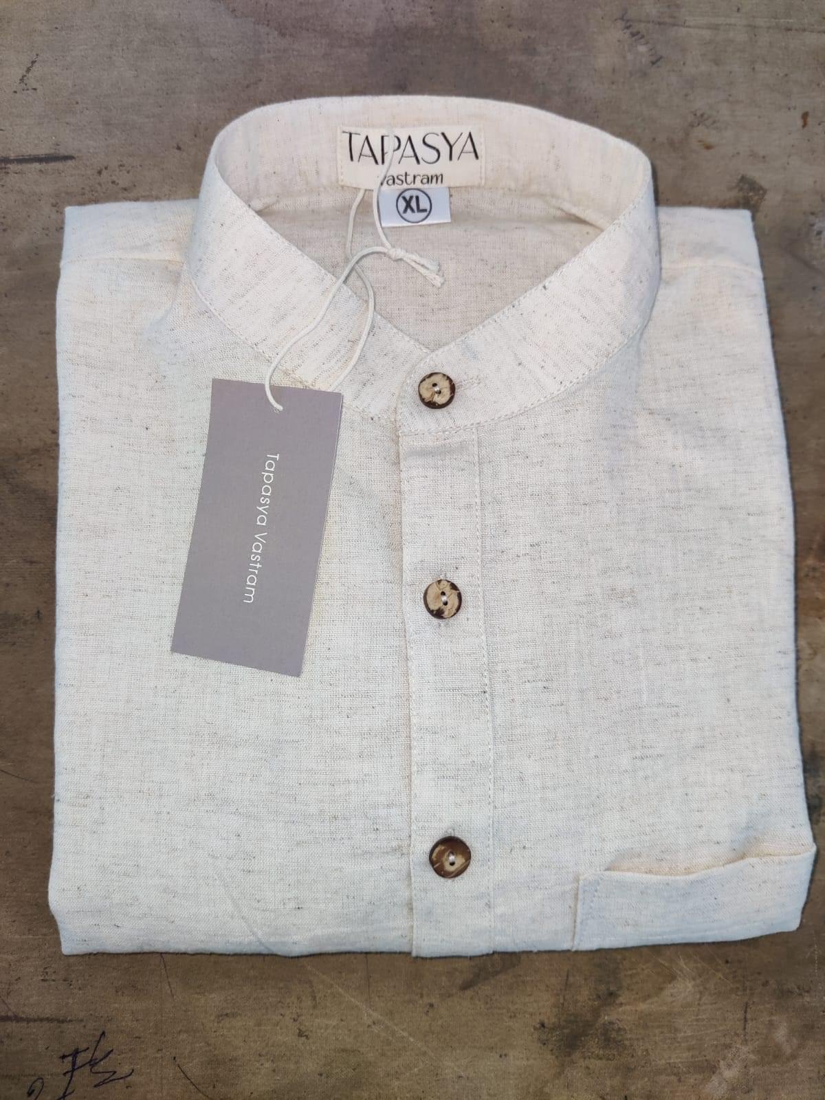 men’s khadi cotton kurta | breathable natural cotton ethnic kurta for men | comfortable traditional wear